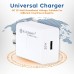 BLUESMART 2 in 1 PD QC 30W Single Port Fast Charger Type C Adapter USB Wall